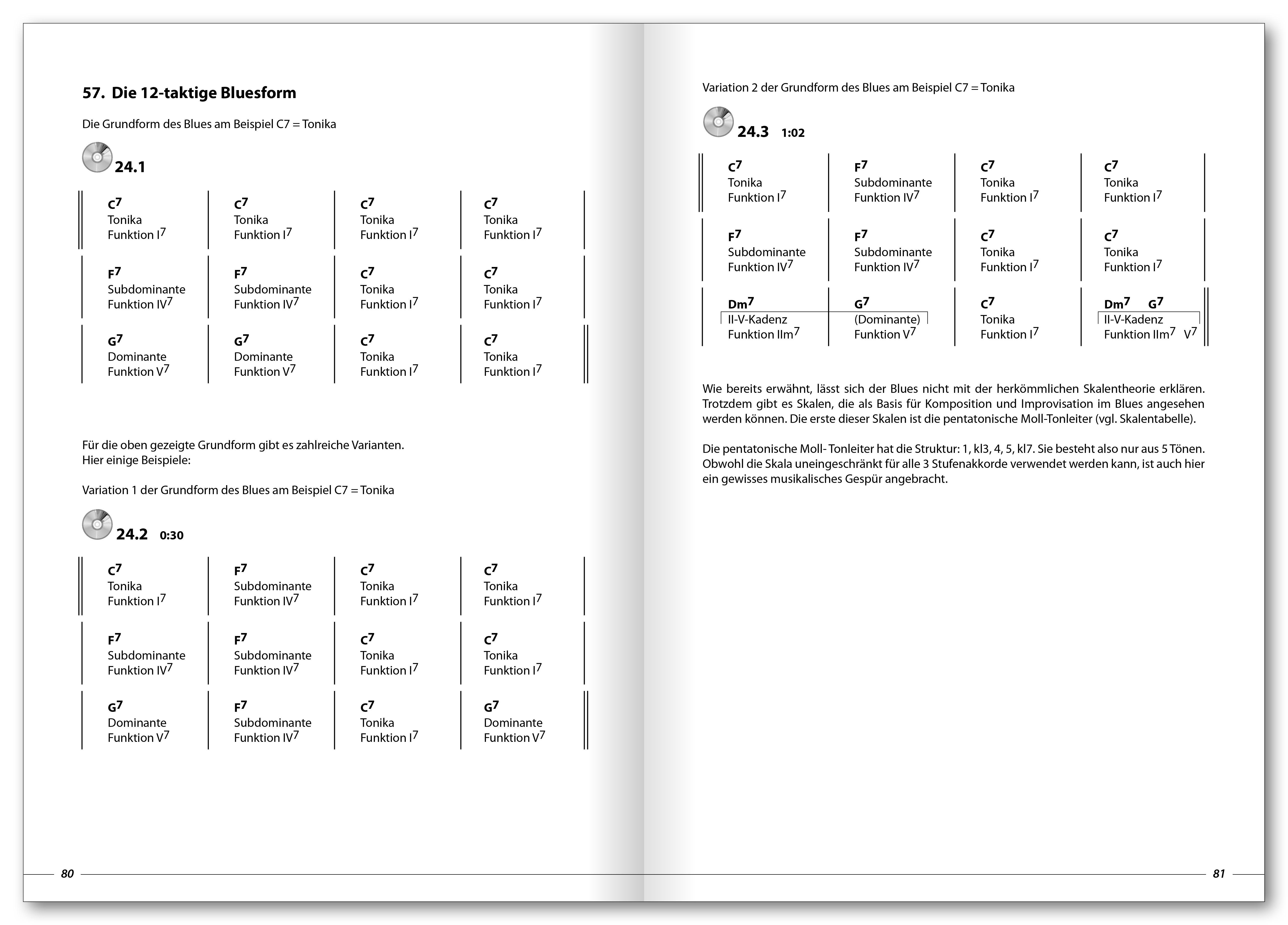 Beispielinhalt (Bild) Das große Buch der Musiktheorie