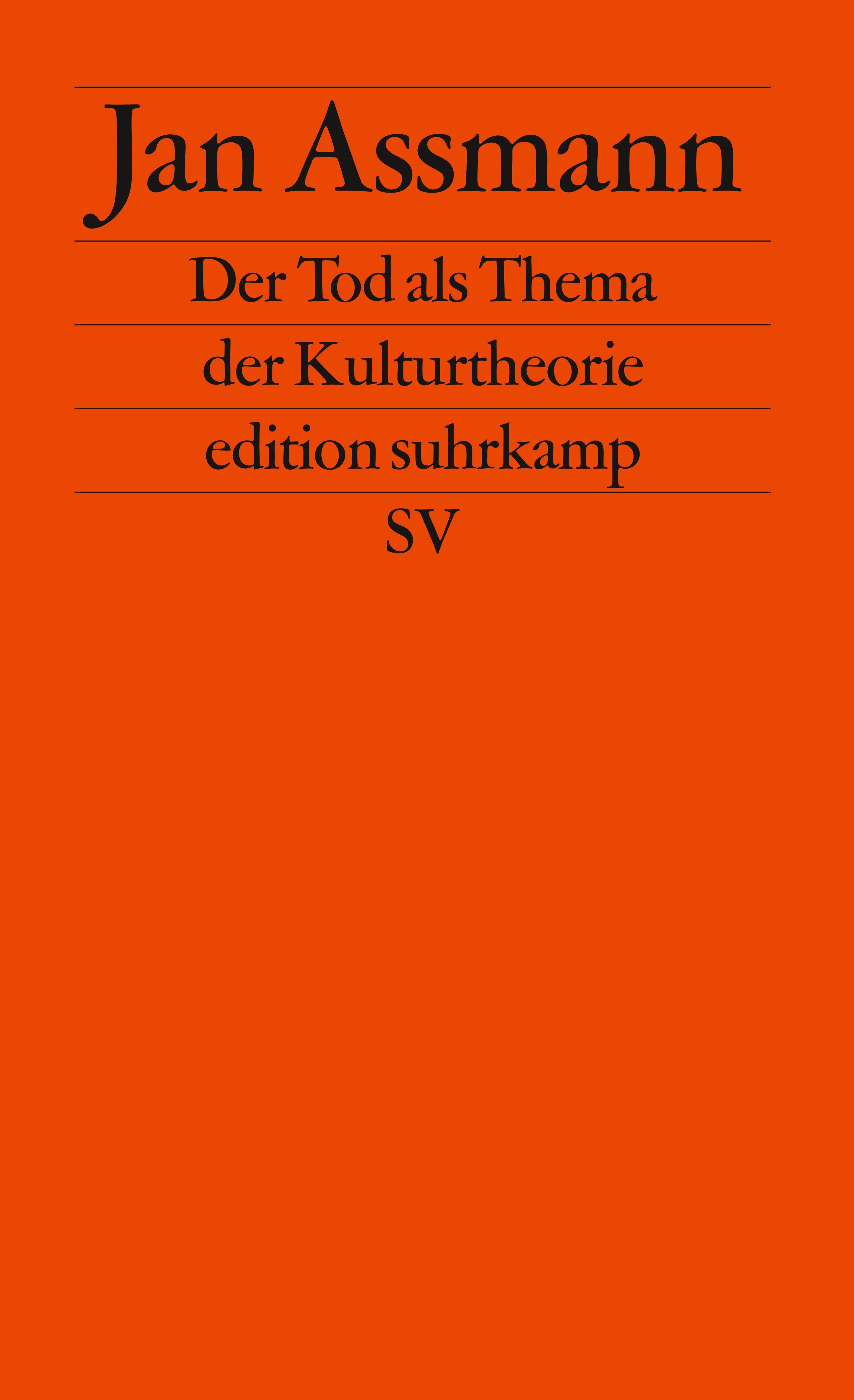 Vorderes Coverbild Der Tod als Thema der Kulturtheorie
