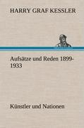 Vorderes Coverbild Aufsätze und Reden 1899-1933