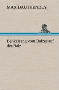 Vorderes Coverbild Bänkelsang vom Balzer auf der Balz