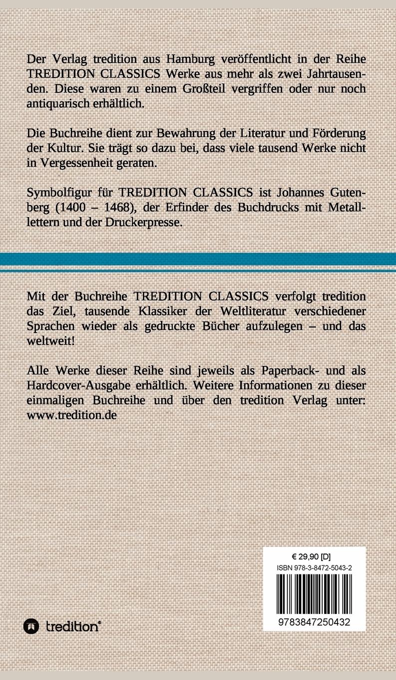 Rückseitencover Bilder und Szenen aus dem Natur- und Menschenleben. I. Asien und Australien