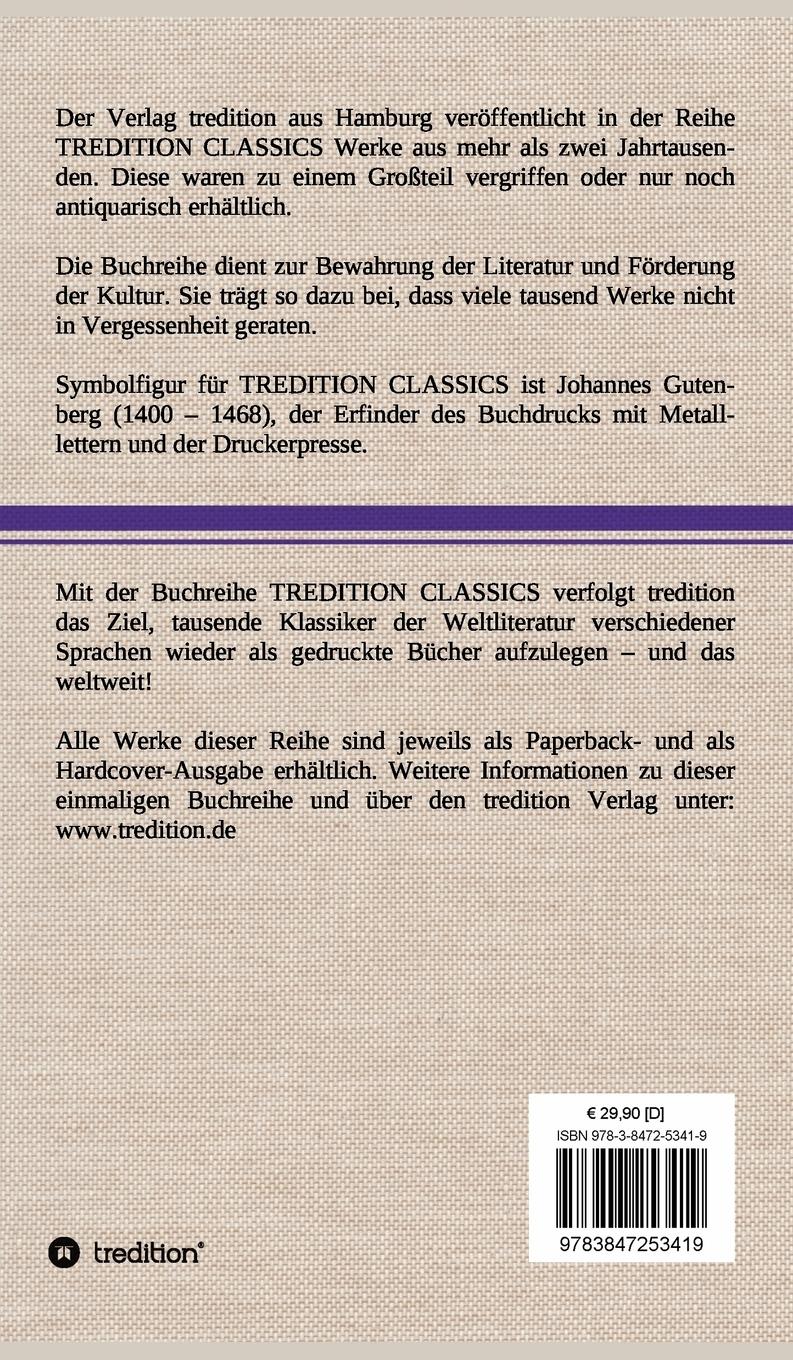 Rückseitencover Das letzte Märchen