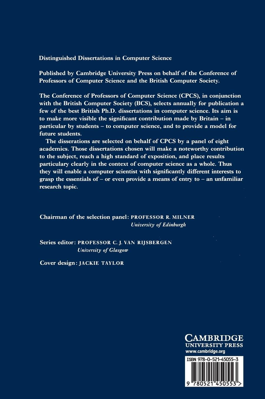 Rückseitencover Specification and Proof in Real Time CSP