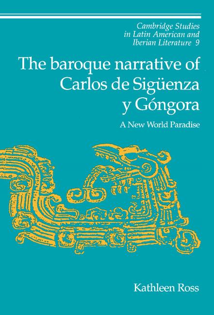 Vorderes Coverbild The Baroque Narrative of Carlos de Siguenza y Gongora