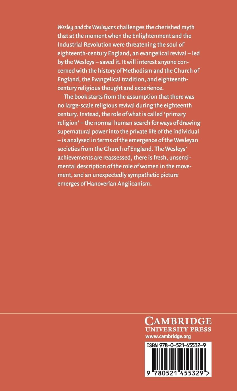 Rückseitencover Wesley and the Wesleyans