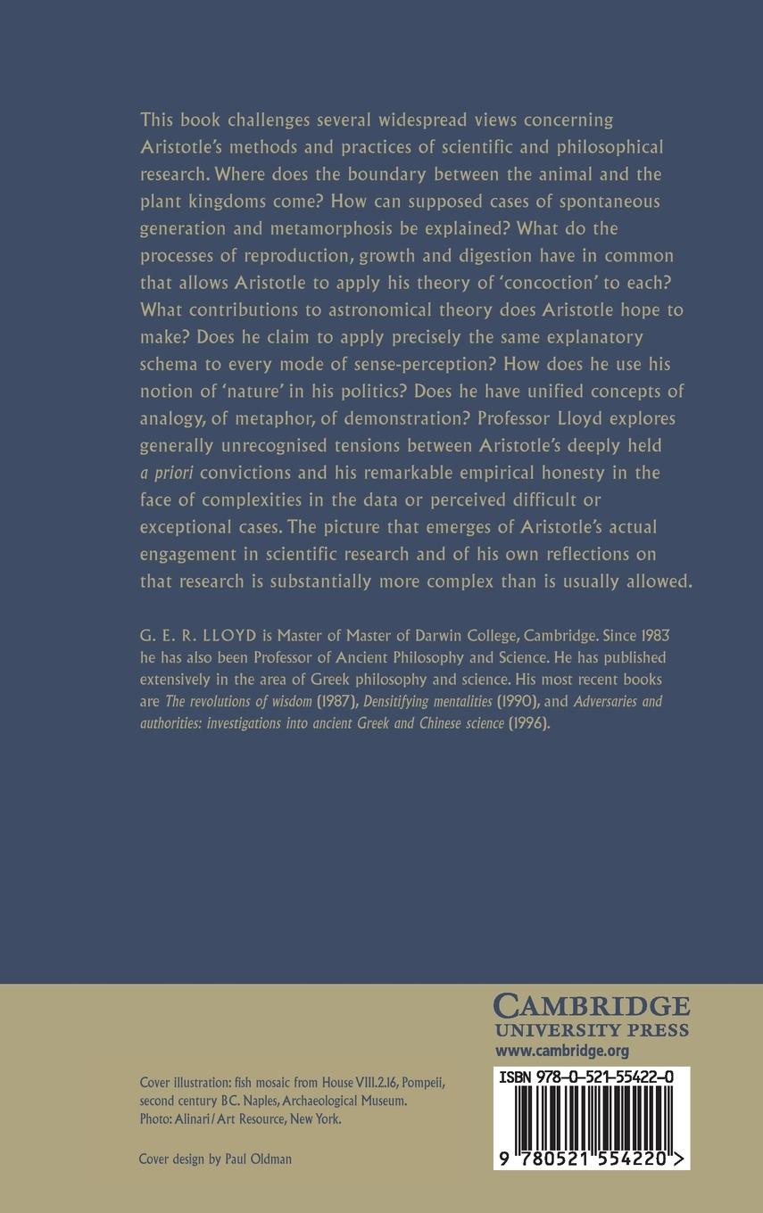 Rückseitencover Aristotelian Explorations