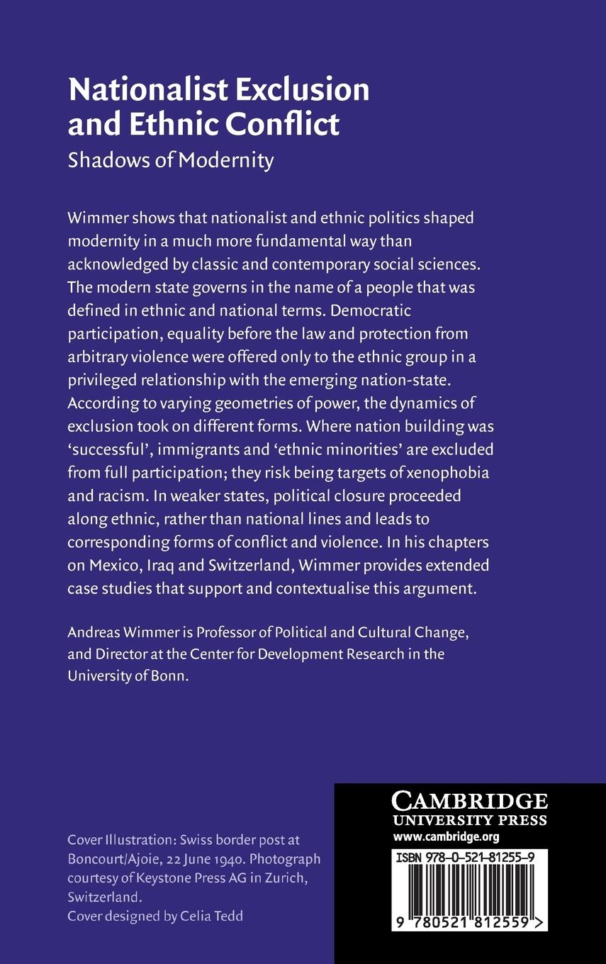 Rückseitencover Nationalist Exclusion and Ethnic Conflict