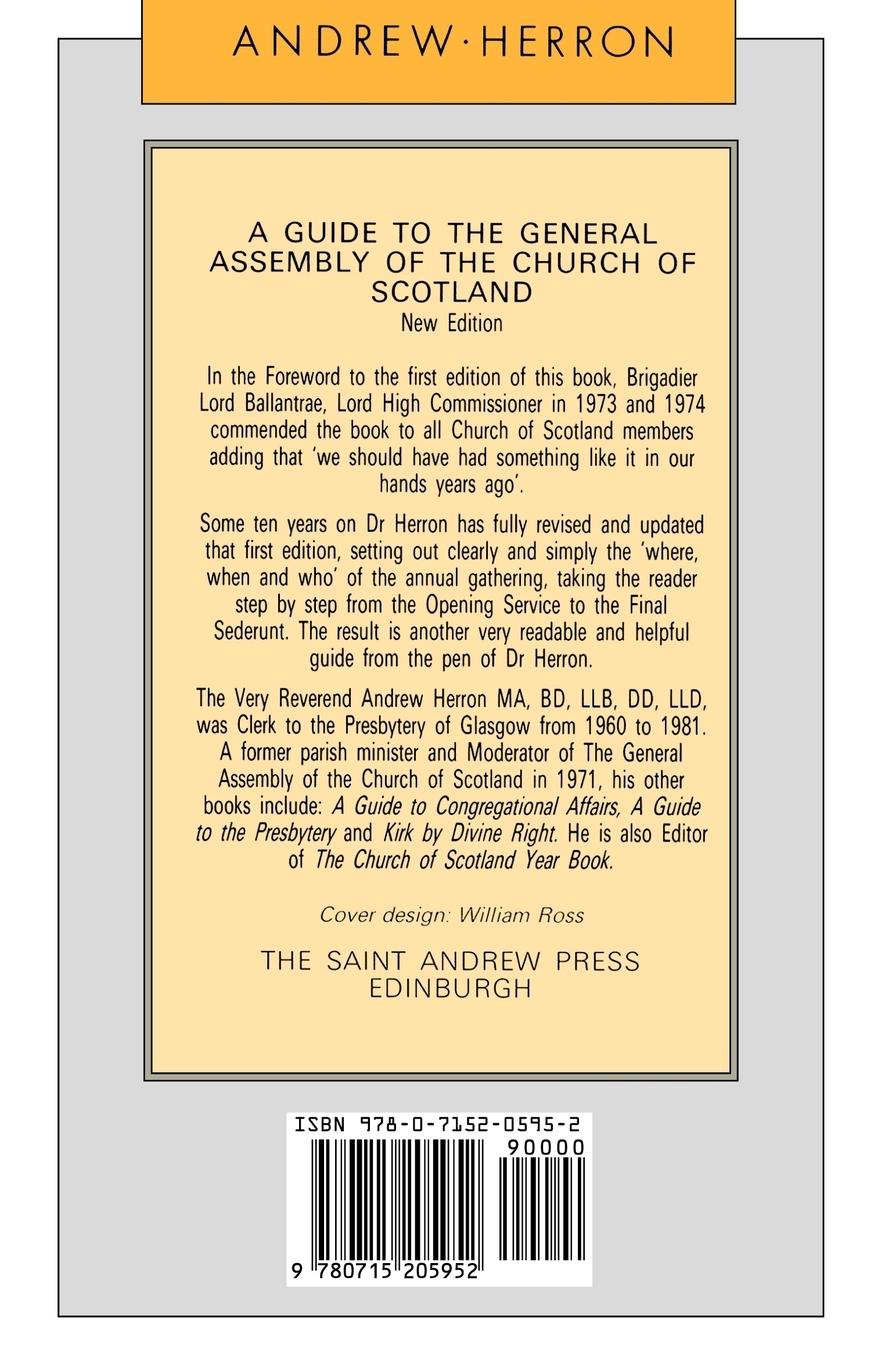 Rückseitencover A Guide to the General Assembly of the Church of Scotland
