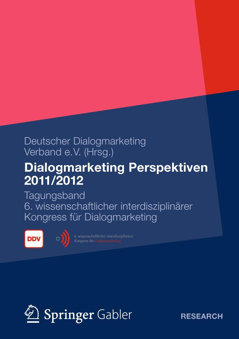 Vorderes Coverbild Dialogmarketing Perspektiven 2011/2012
