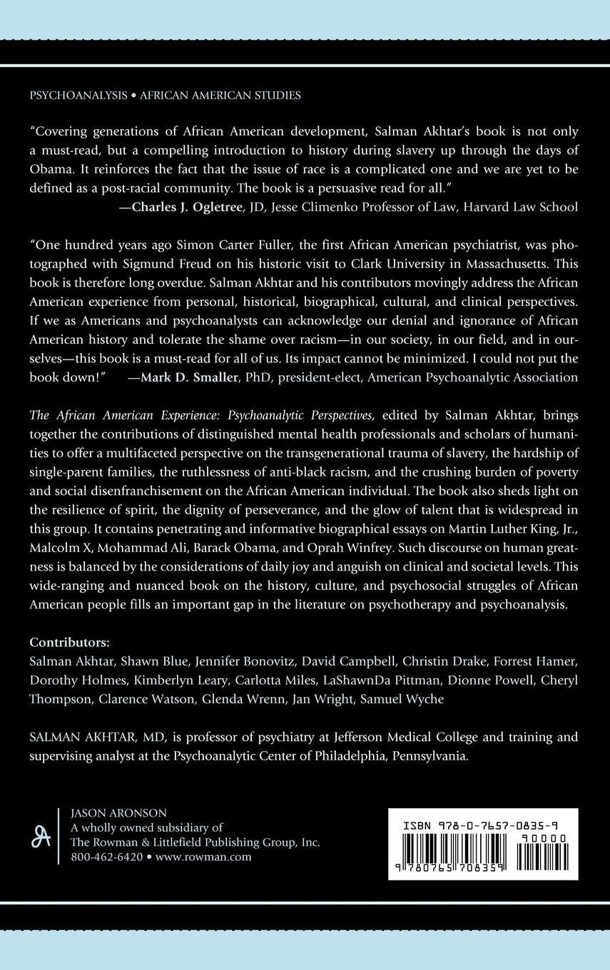 Rückseitencover African American Experience