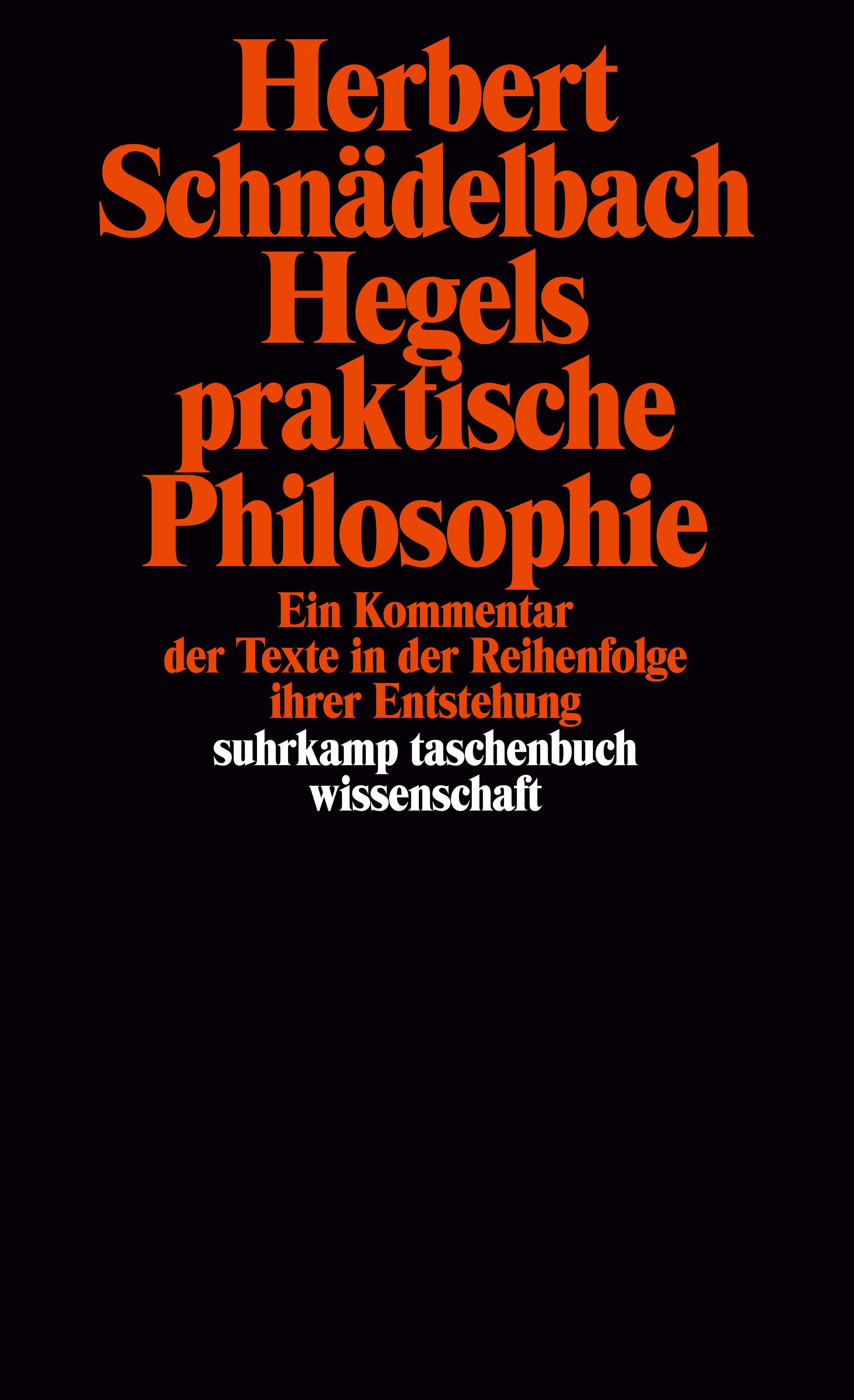 Vorderes Coverbild Hegels praktische Philosophie