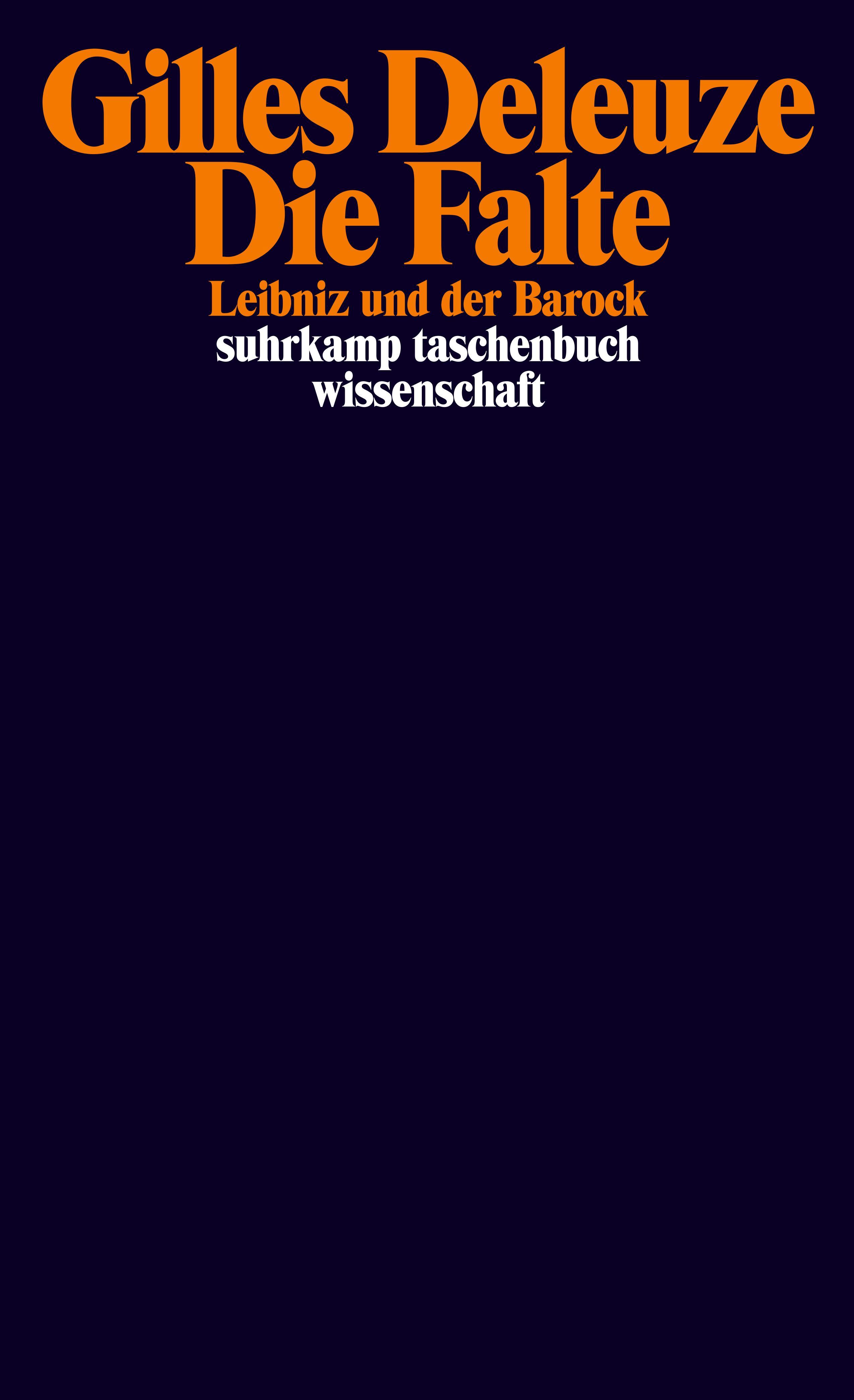 Vorderes Coverbild Die Falte