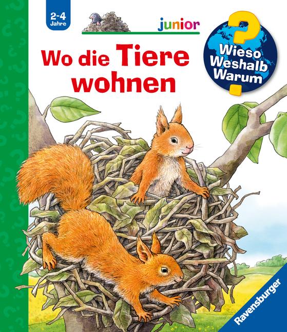 Vorderes Coverbild Wieso? Weshalb? Warum? junior, Band 46: Wo die Tiere wohnen