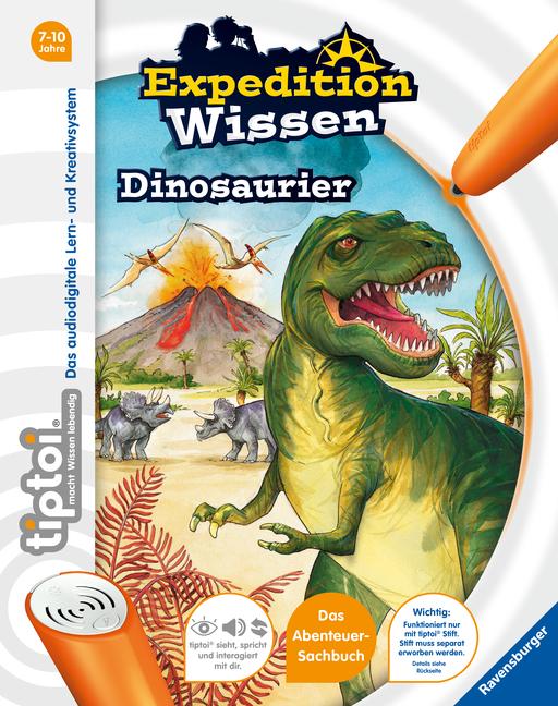 Vorderes Coverbild tiptoi® Expedition Wissen: Dinosaurier