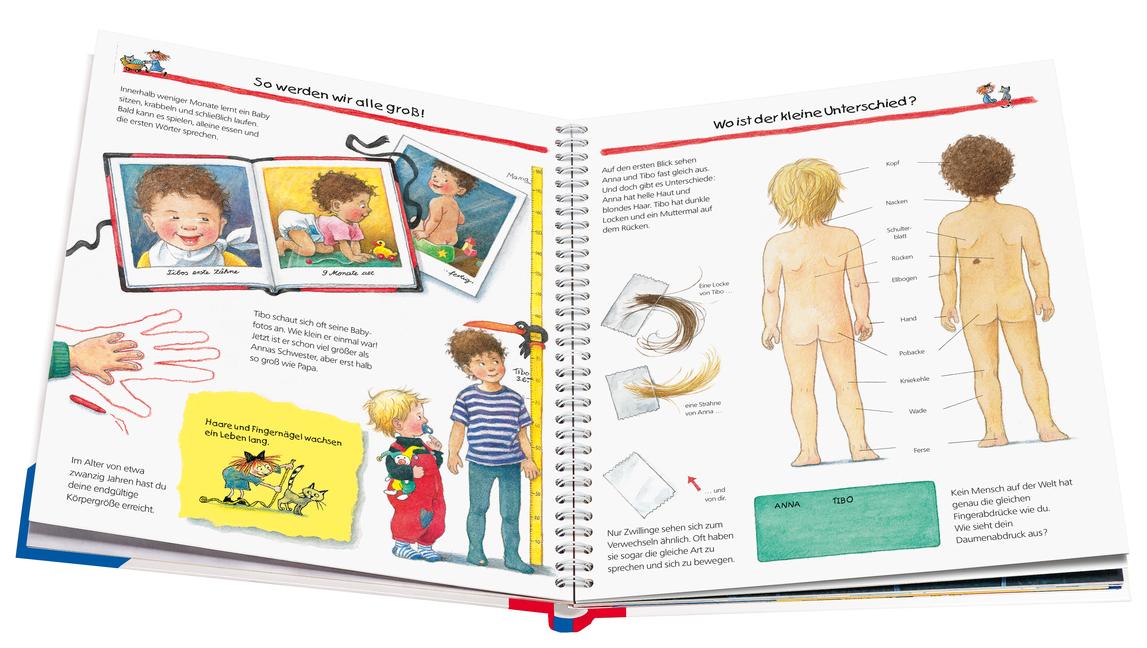 Beispielinhalt (Bild) Wieso? Weshalb? Warum?, Band 1: Wir entdecken unseren Körper