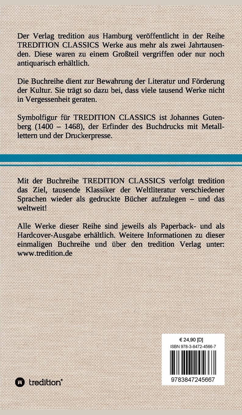 Rückseitencover Die Hochzeitsreise