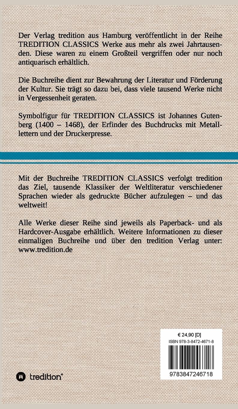 Rückseitencover Drei Novellen