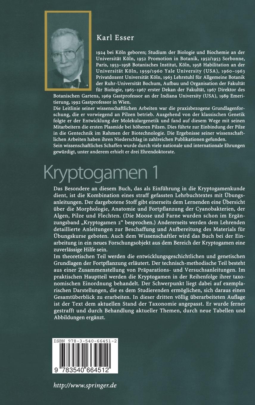 Rückseitencover Kryptogamen 1