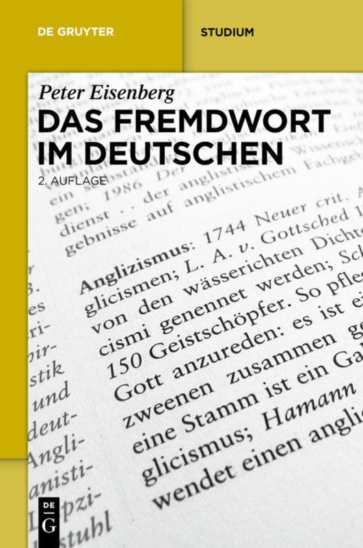 Vorderes Coverbild Das Fremdwort im Deutschen