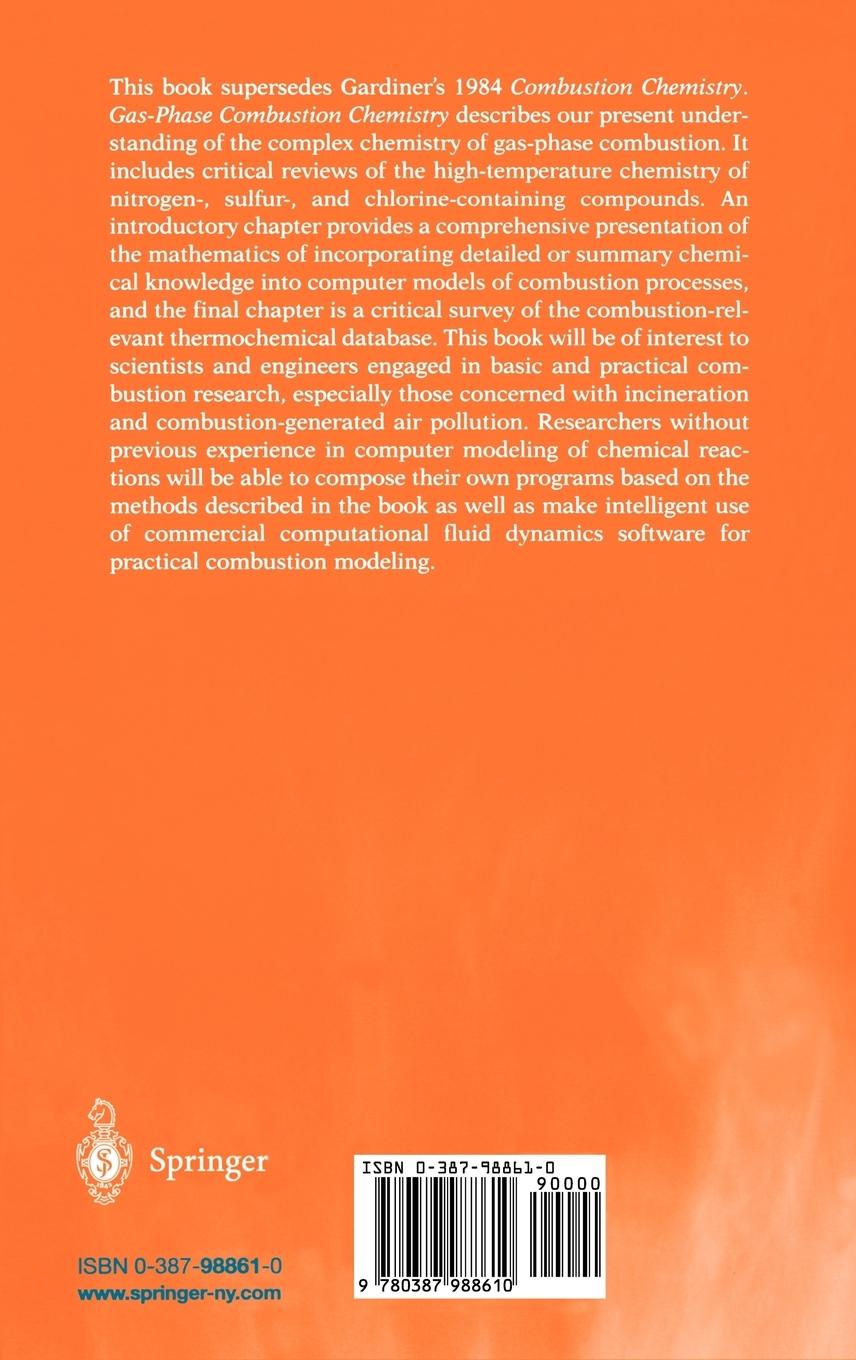 Rückseitencover Gas-Phase Combustion Chemistry
