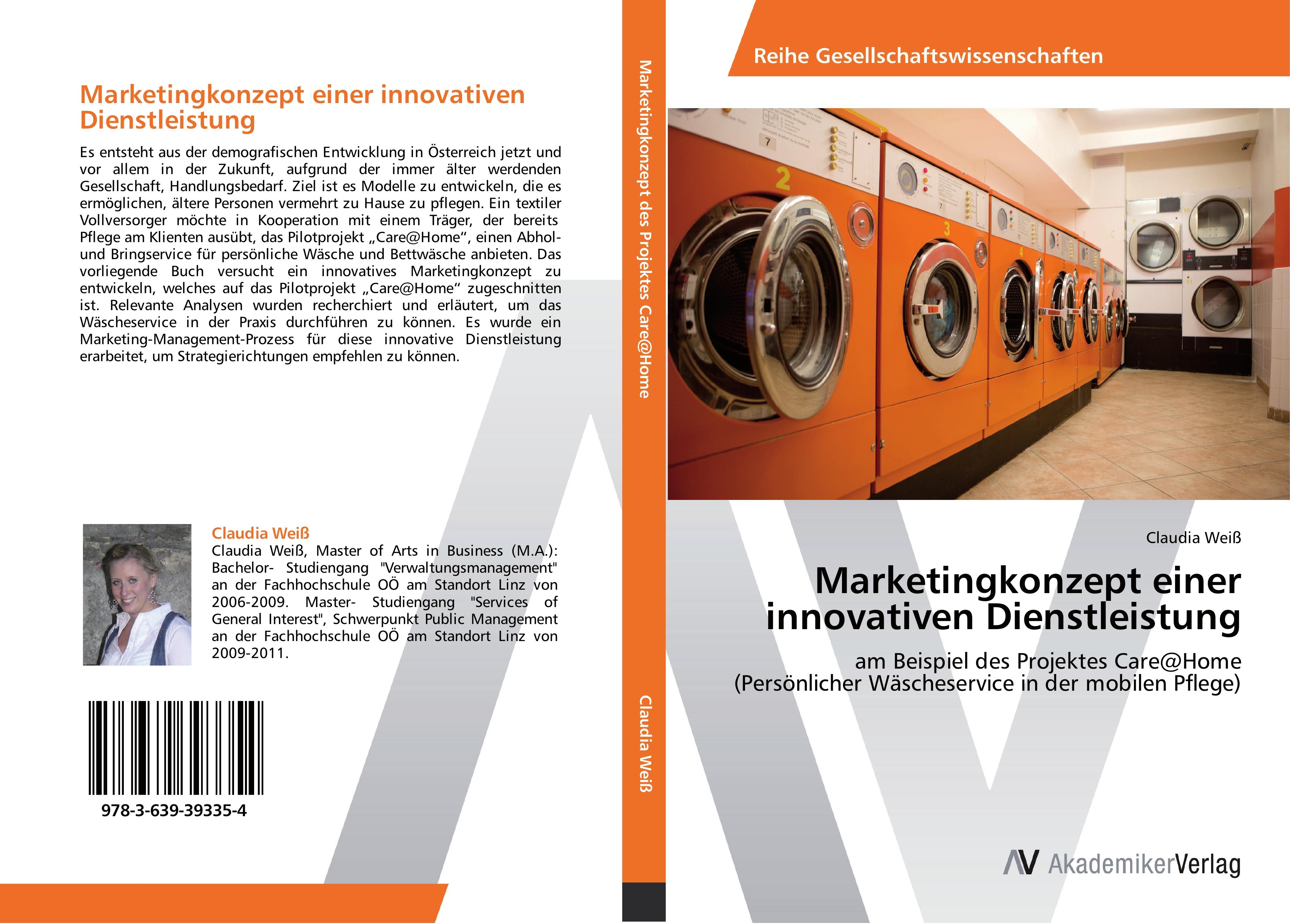 Vorderes Coverbild Marketingkonzept einer innovativen Dienstleistung