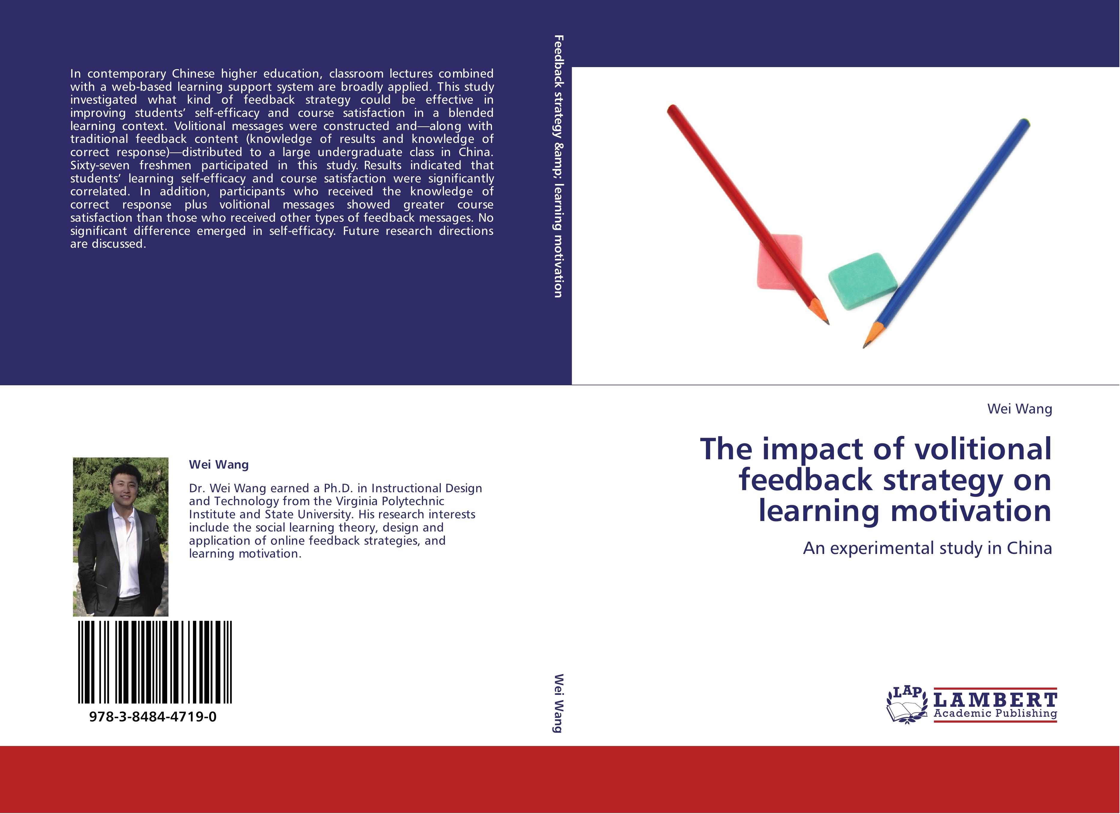 Vorderes Coverbild The impact of volitional feedback strategy on learning motivation