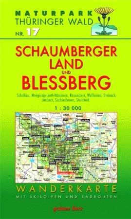 Vorderes Coverbild Naturpark Thüringer Wald 17. Schaumberger Land und Bleßberg 1 : 30 000 Wanderkarte
