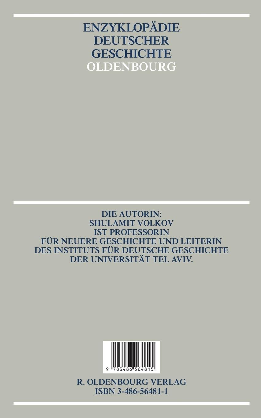 Rückseitencover Die Juden in Deutschland 1780-1918