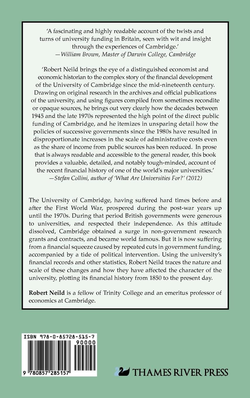 Rückseitencover The Financial History of Cambridge University