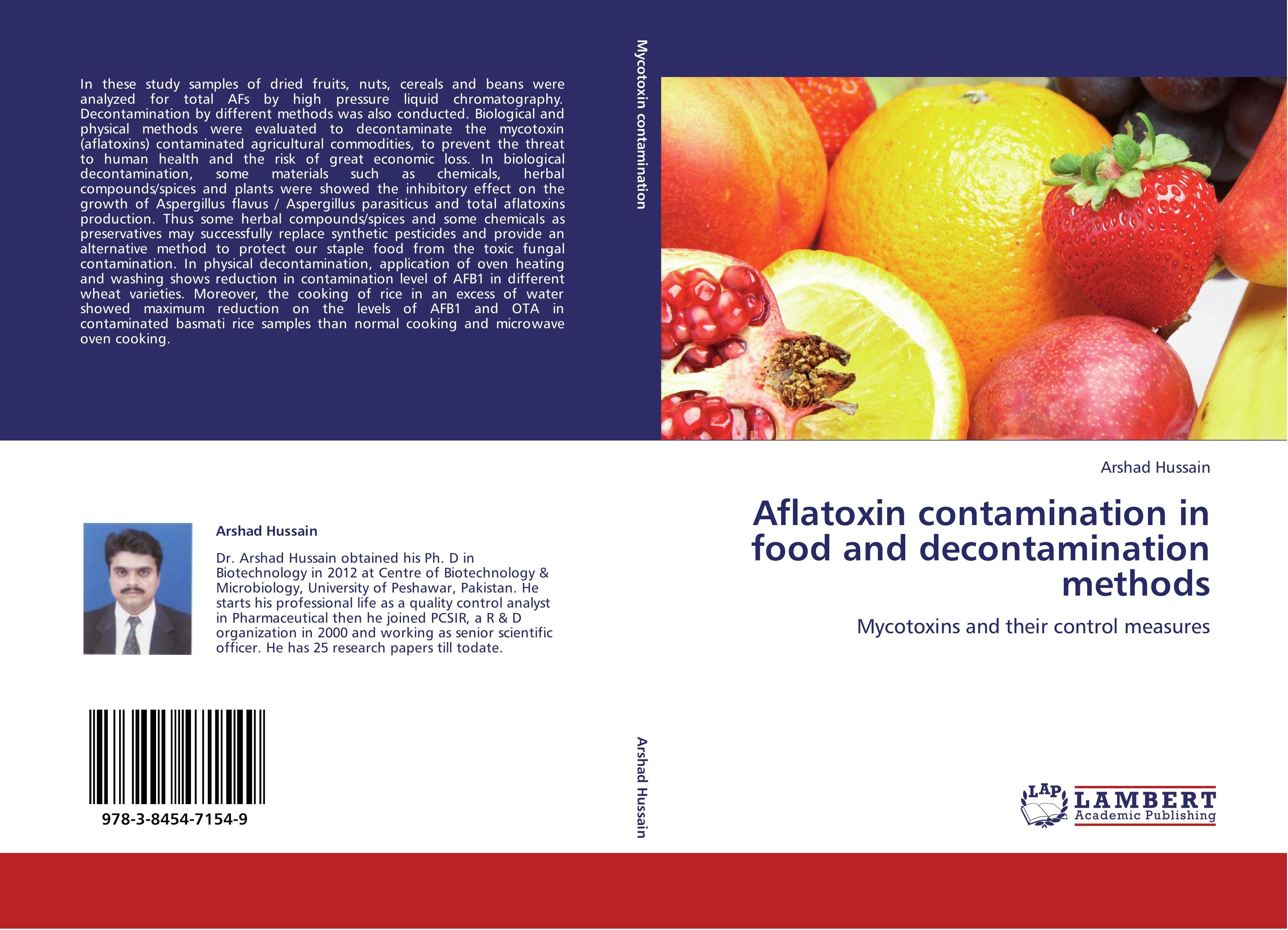 Vorderes Coverbild Aflatoxin contamination in food and decontamination methods