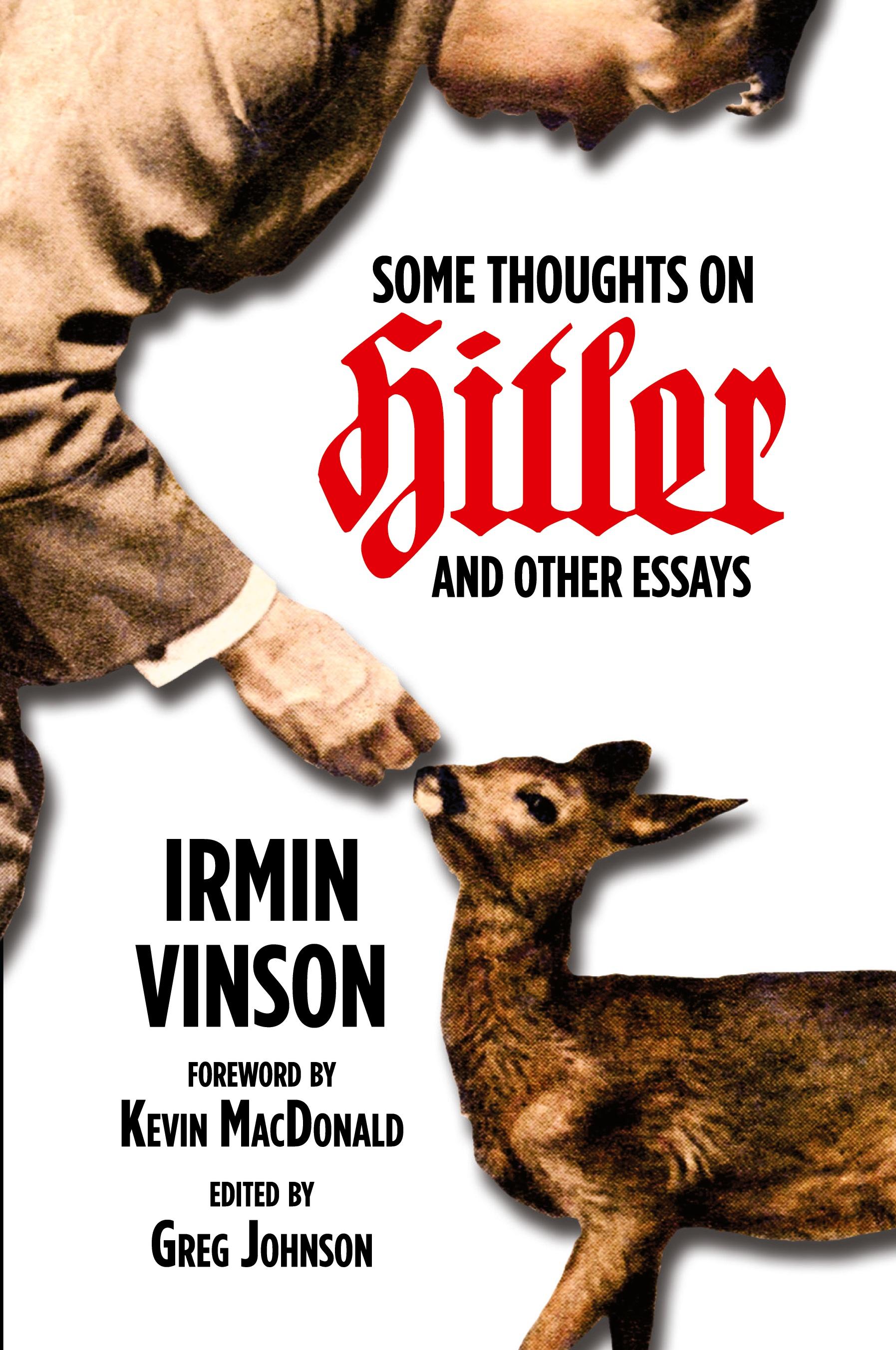 Vorderes Coverbild Some Thoughts on Hitler and Other Essays