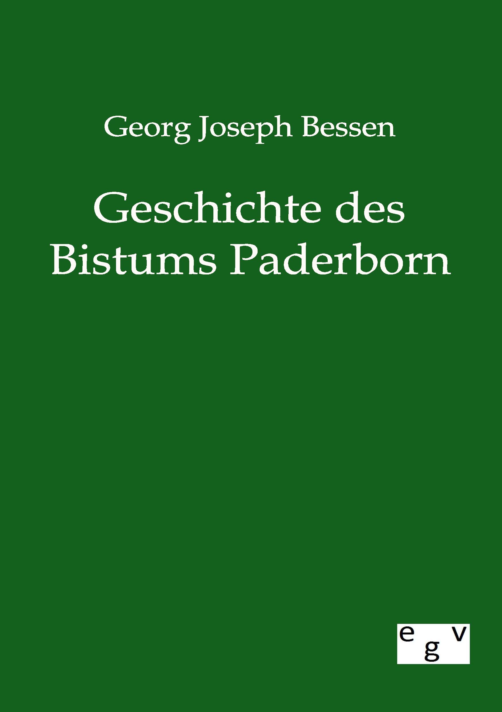 Vorderes Coverbild Geschichte des Bistums Paderborn