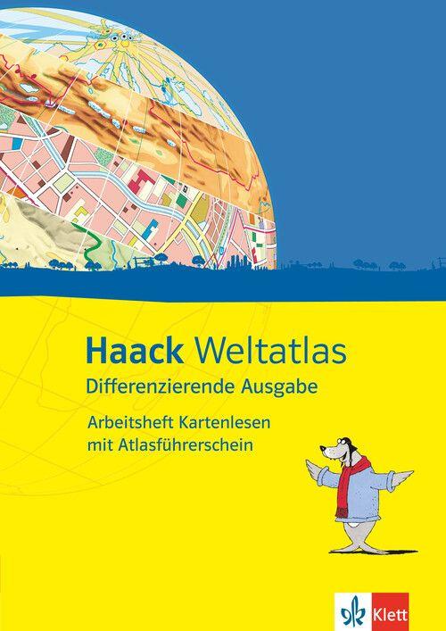 Vorderes Coverbild Haack Weltatlas Differenzierende Ausgabe. Arbeitsheft Kartenlesen mit Atlasführerschein Klasse 5