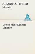Vorderes Coverbild Verschiedene Kleinere Schriften