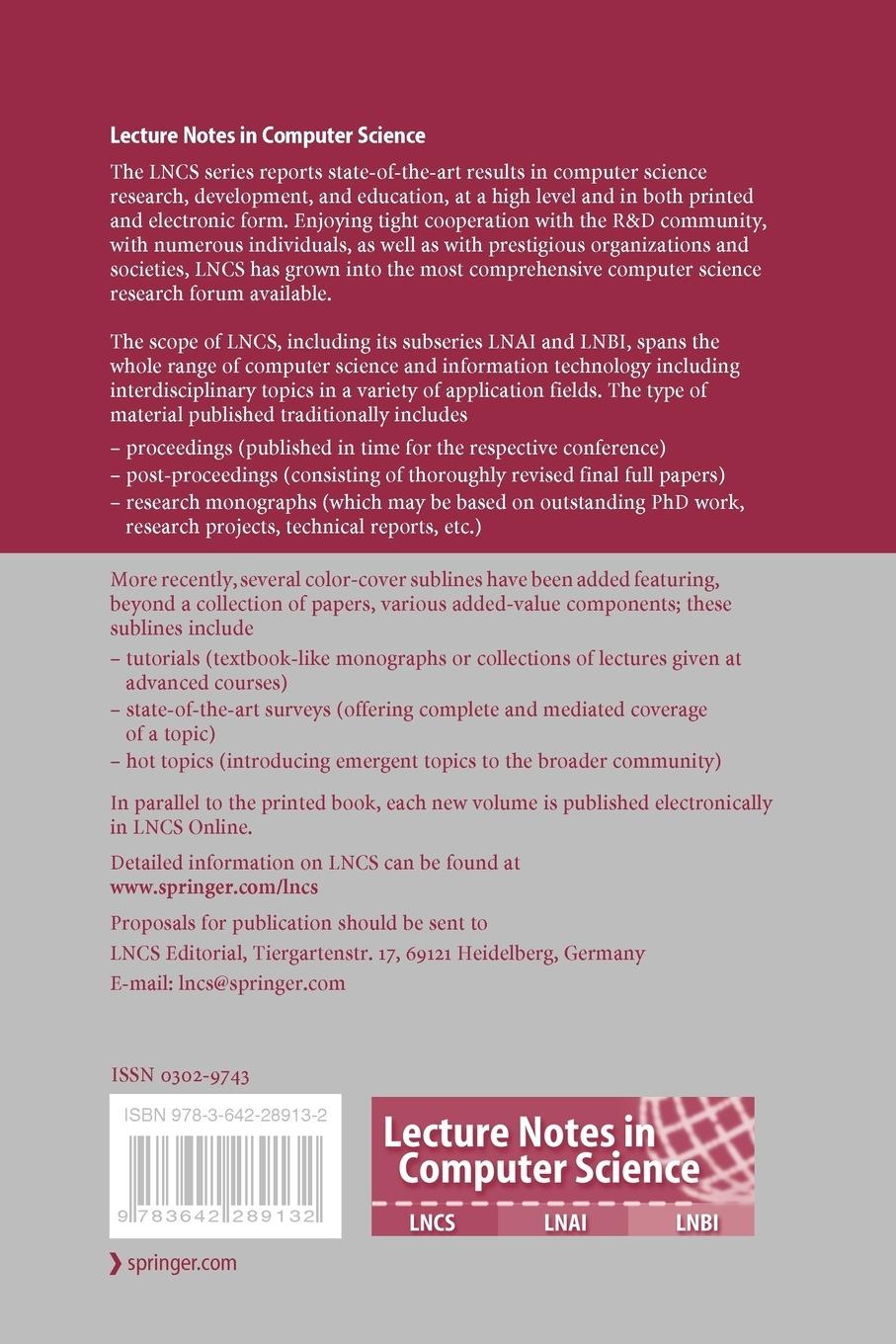 Rückseitencover Theory of Cryptography