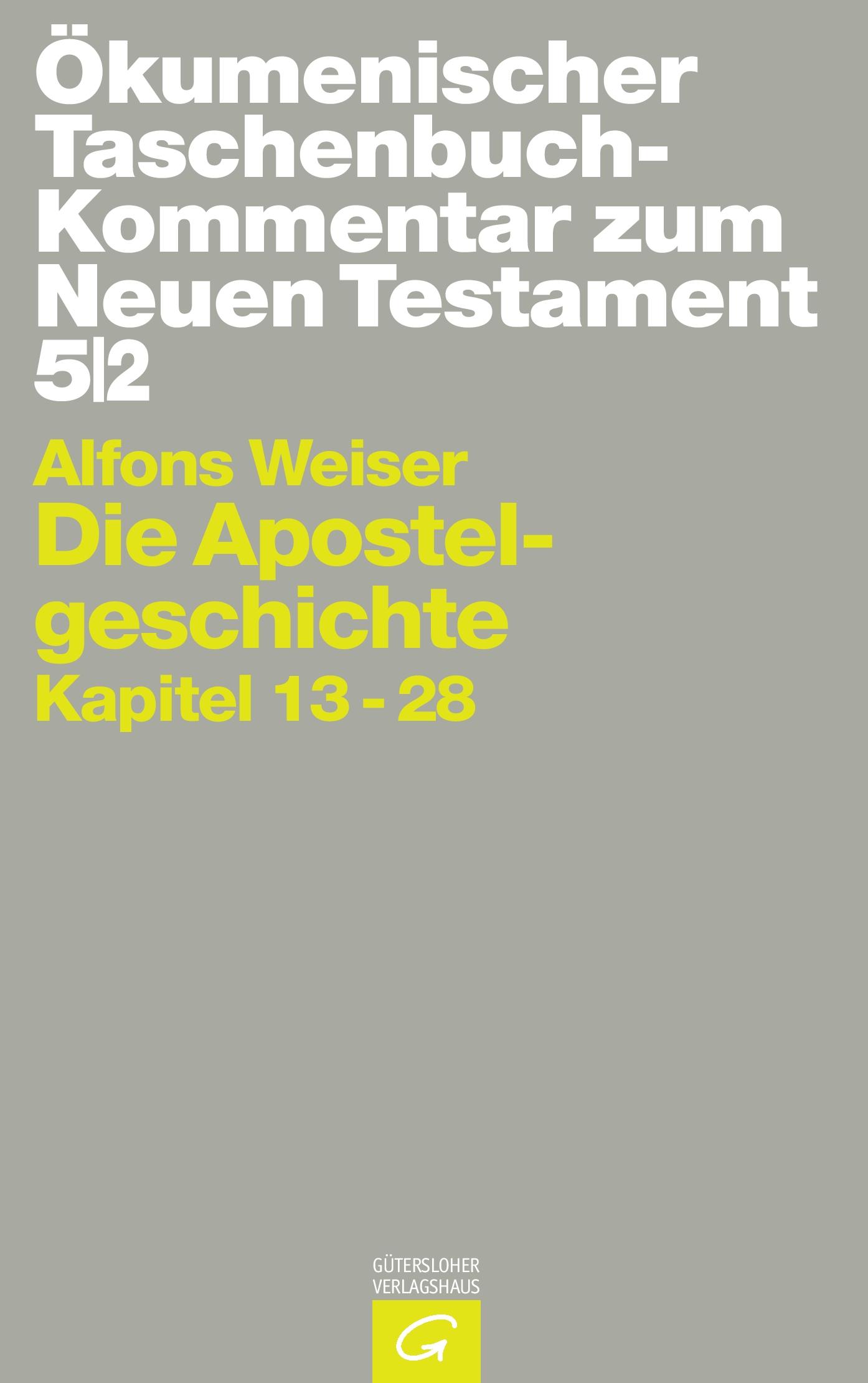 Vorderes Coverbild Die Apostelgeschichte