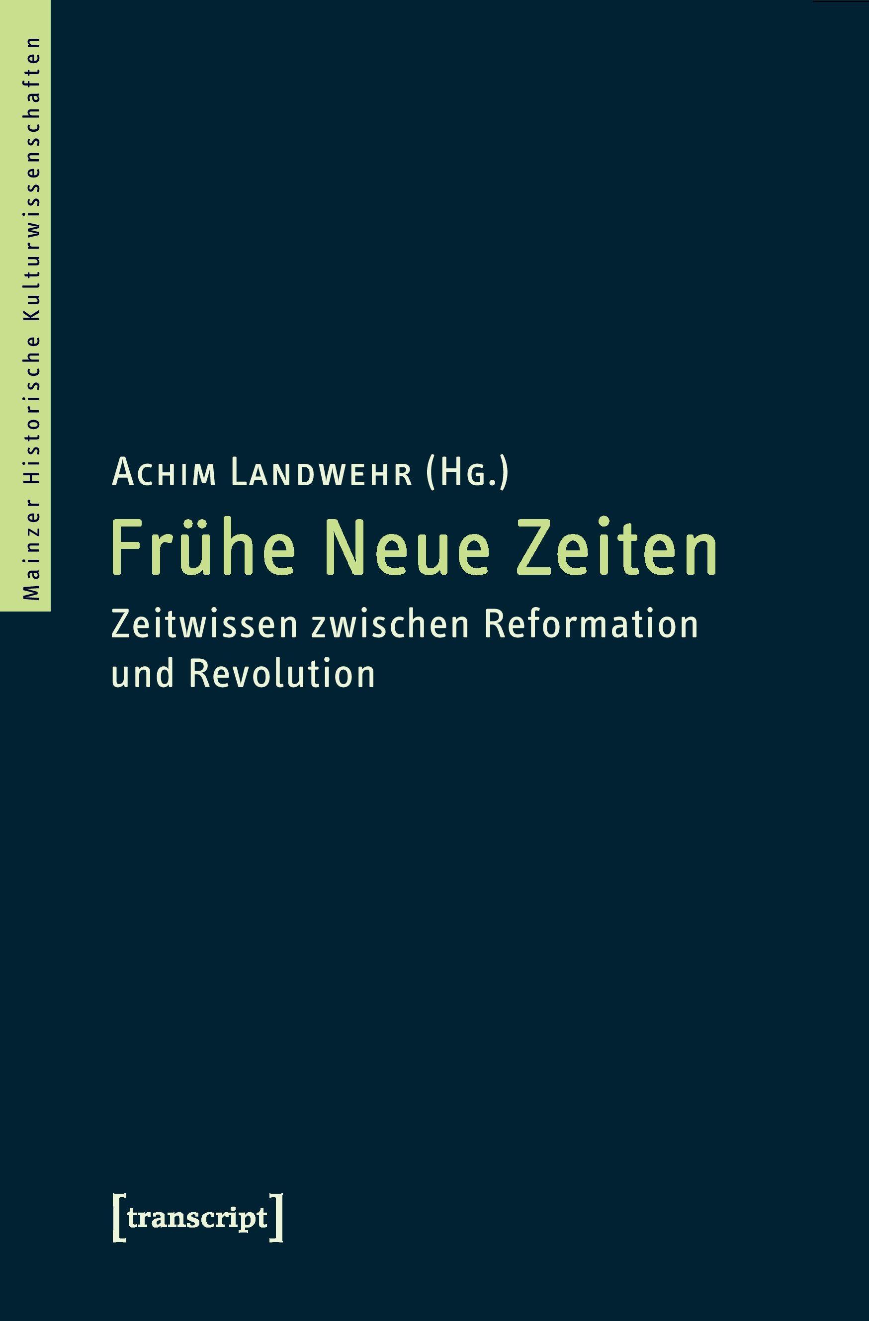 Vorderes Coverbild Frühe Neue Zeiten