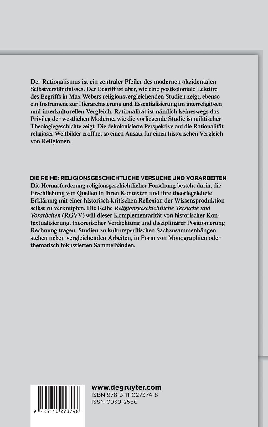 Rückseitencover Rationale Schiiten