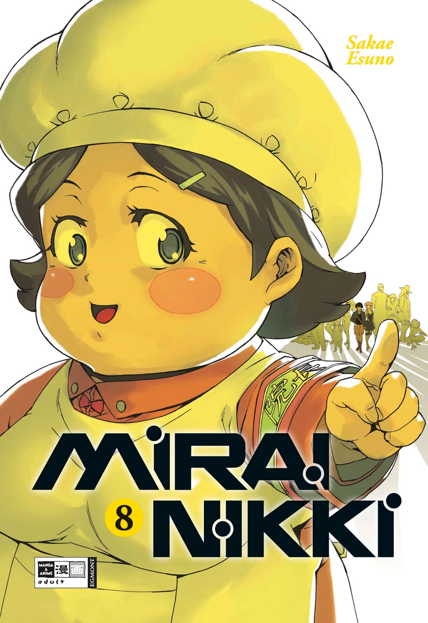Vorderes Coverbild Mirai Nikki 08