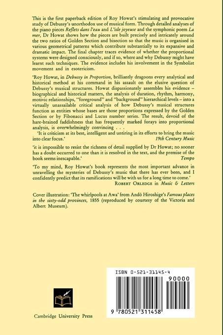Rückseitencover Debussy in Proportion