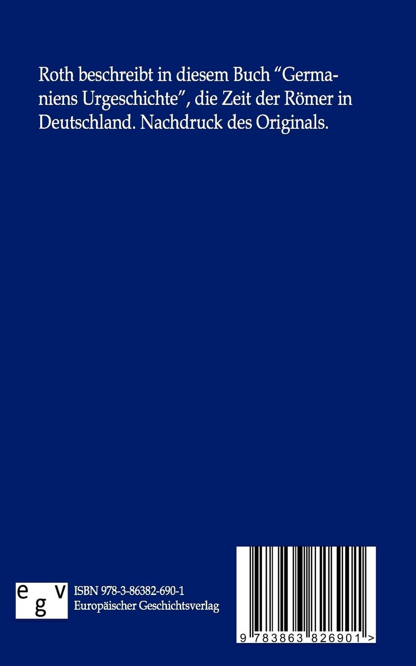 Rückseitencover Die Römer in Deutschland