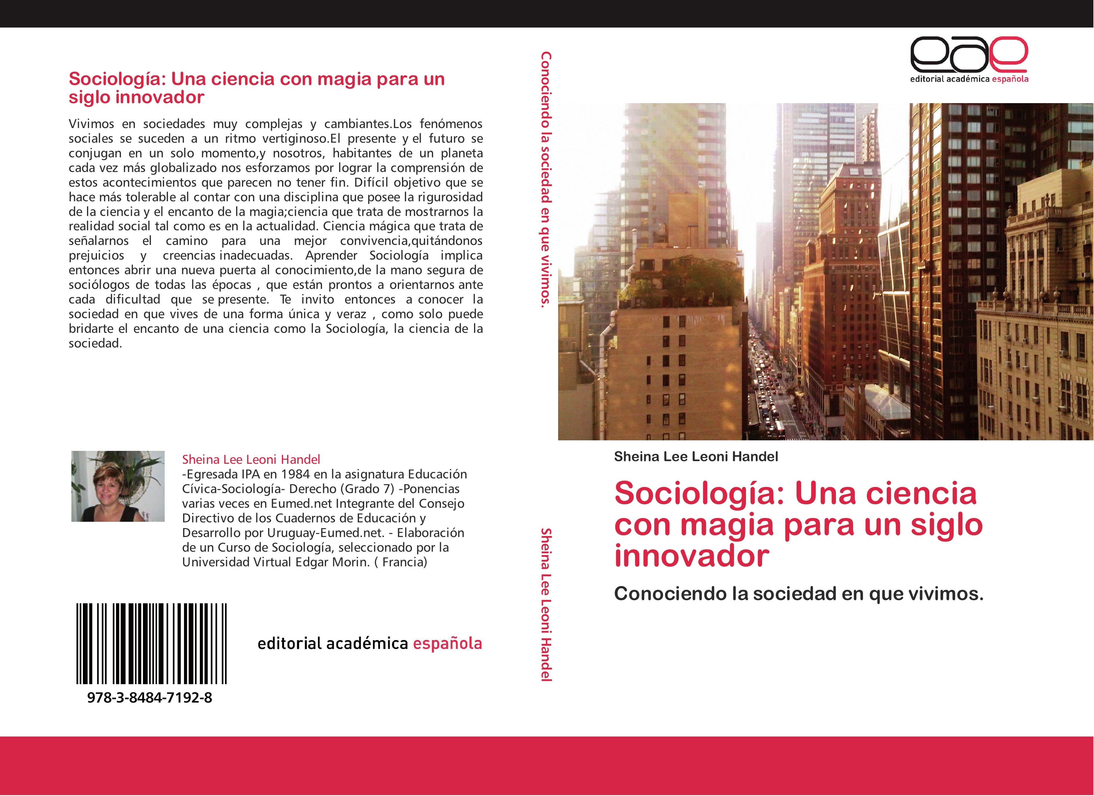 Vorderes Coverbild Sociología: Una ciencia con magia para un siglo innovador
