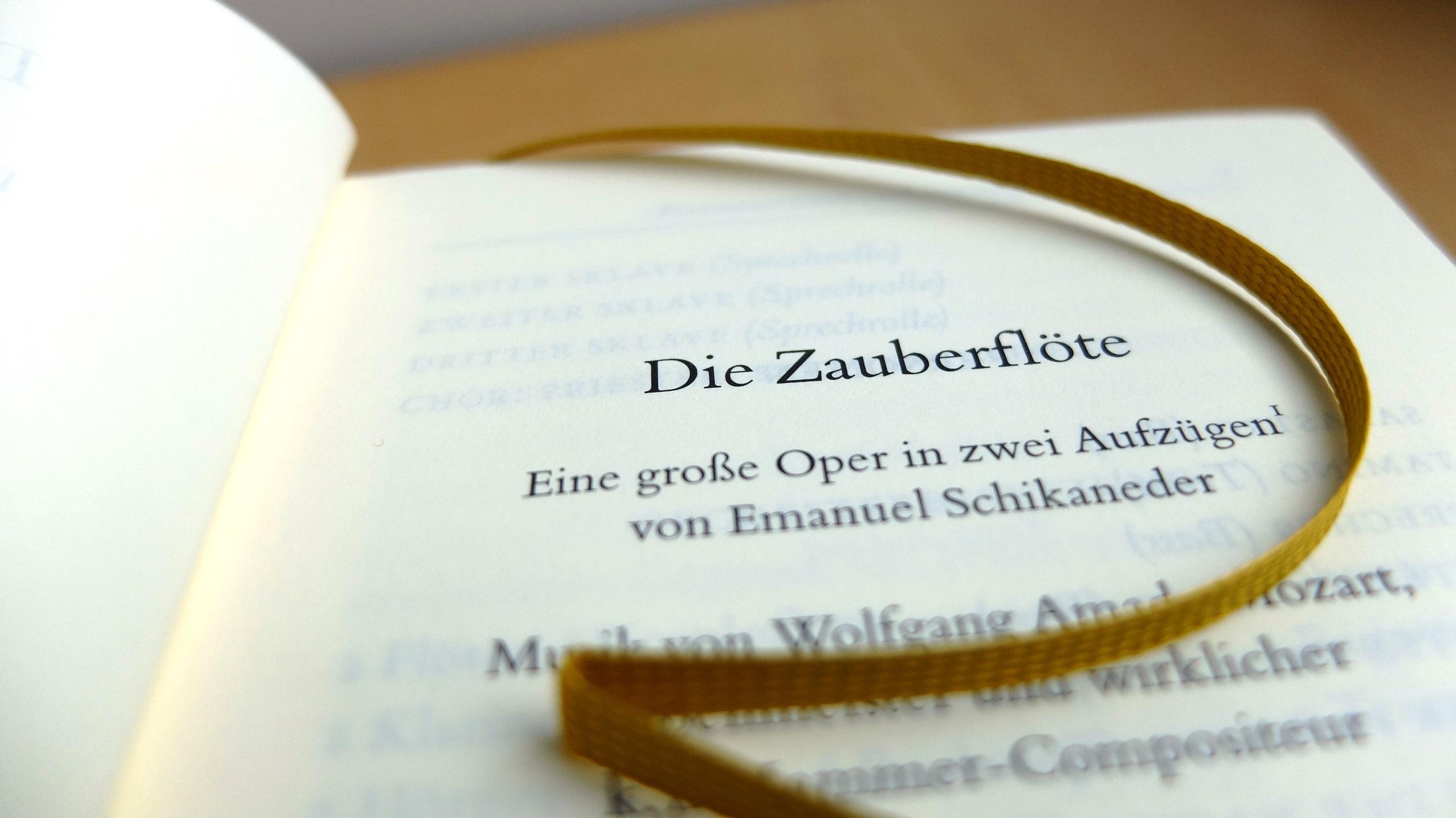 Beispielinhalt (Bild) Die Zauberflöte