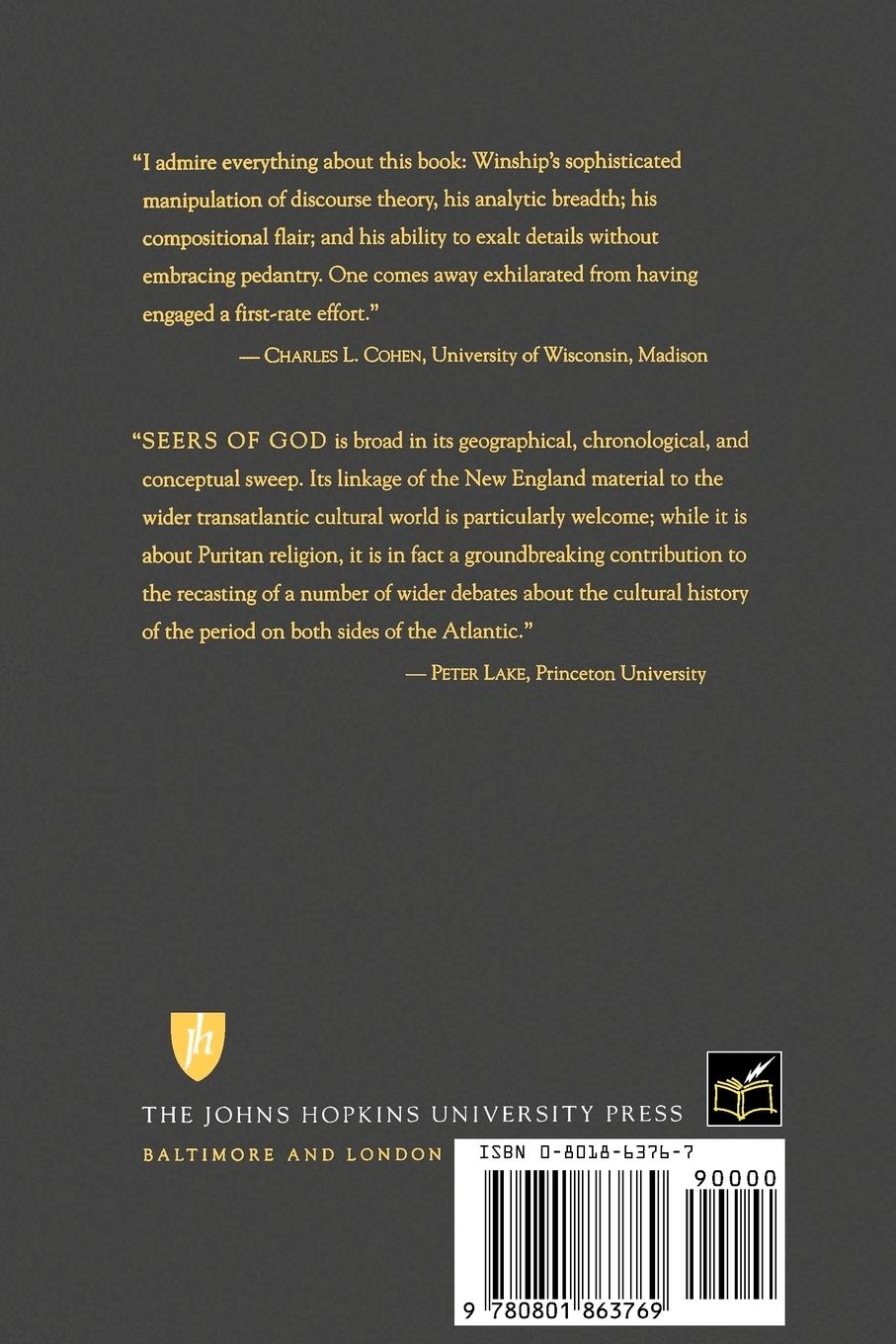 Rückseitencover Seers of God