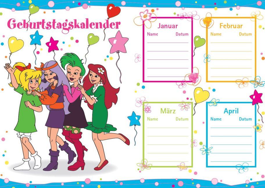 Beispielinhalt (Bild) Bibi Blocksberg Freundebuch