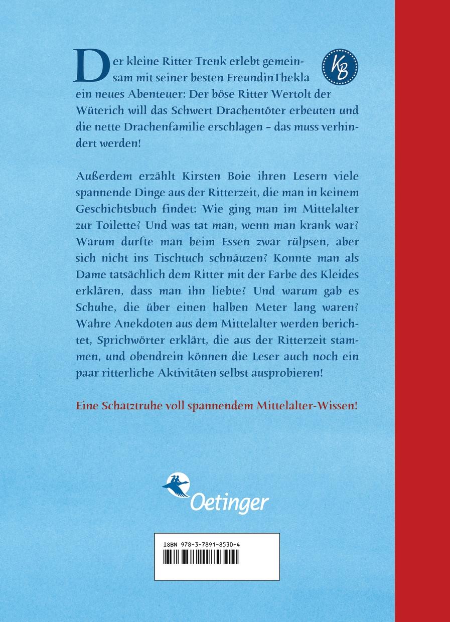 Rückseitencover Der kleine Ritter Trenk und fast das ganze Leben im Mittelalter