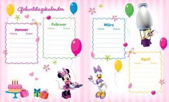 Beispielinhalt (Bild) Disney Minnie Schleifen-Boutique Kindergartenfreundebuch