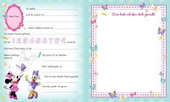 Beispielinhalt (Bild) Disney Minnie Schleifen-Boutique Kindergartenfreundebuch