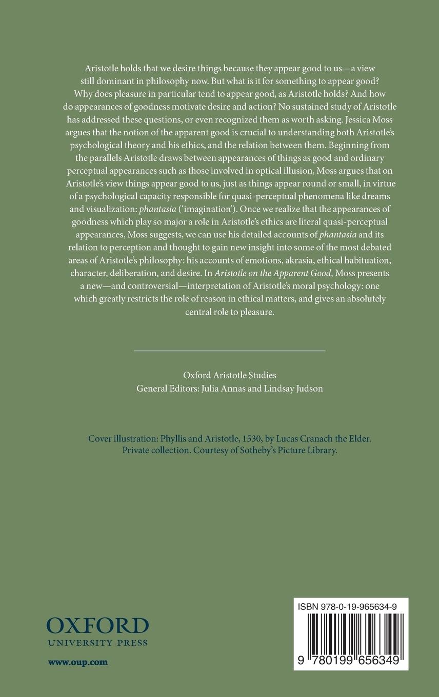 Rückseitencover Aristotle on the Apparent Good