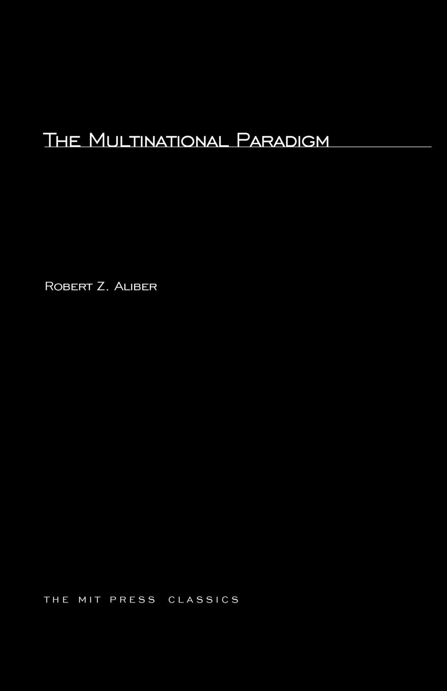 Vorderes Coverbild The Multinational Paradigm